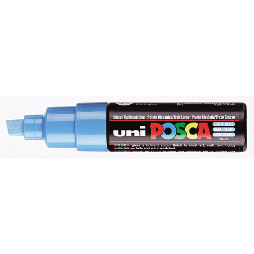 uni-ball Paint Marker op waterbasis Posca PC-8K lichtblauw