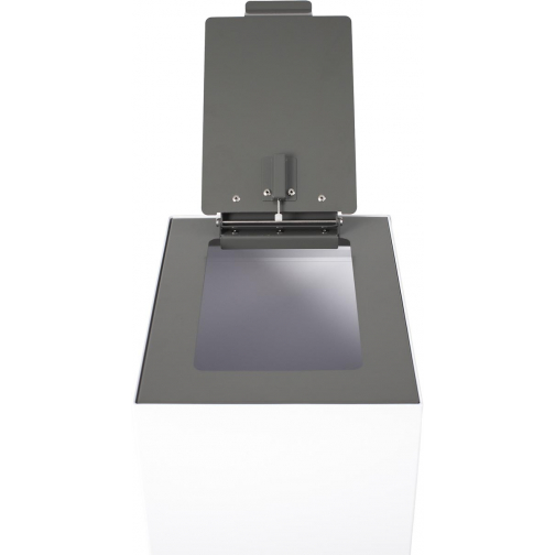 V-Part top met klep voor modulaire afvalbak 60 l, donkergrijs