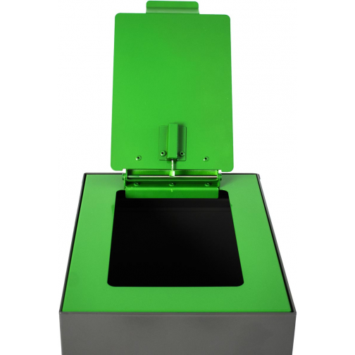 V-Part top met klep voor modulaire afvalbak 60 l, groen