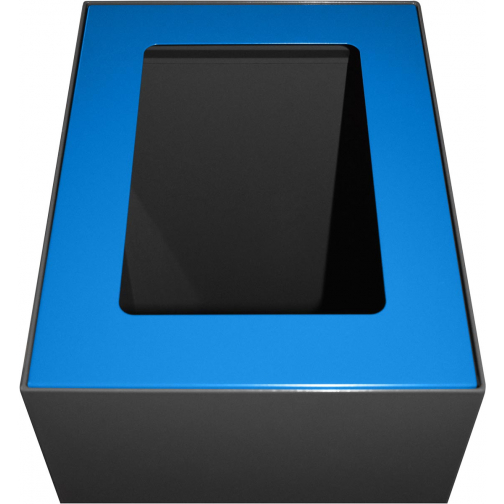 V-Part top voor modulaire afvalbak 60 l, blauw